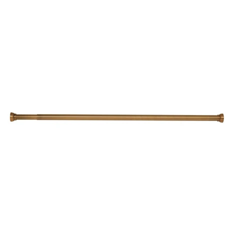 Matne zlatá tyč na sprchový záves 75 - 125 cm Kreta – Spirella