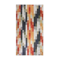 Oranžový/sivý prateľný behúň 80x200 cm Blocks of Fun – Vitaus