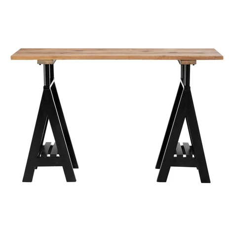 Konzolový stolík s doskou z borovicového dreva v prírodnej farbe 45x130 cm Hampstead – Premier H Premier Housewares