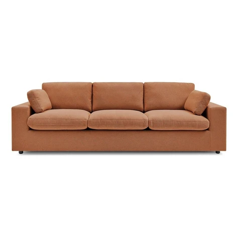 Oranžová pohovka 250 cm Belair – Bobochic Paris