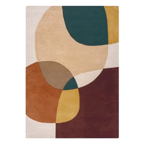 Fialový ručne tkaný vlnený koberec 200x290 cm Glow Purple Multi – Flair Rugs