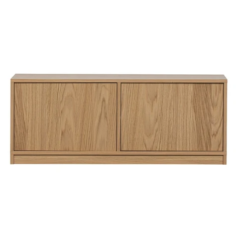 Modulárny TV stolík v dekore duba v prírodnej farbe 110x44 cm Modulair – vtwonen