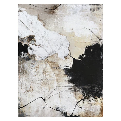 Tlačený/s ručne maľovanými prvkami obraz na plátne 90x118 cm Reform 1 – Malerifabrikken