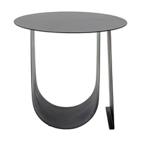 Kovový okrúhly odkladací stolík ø 43 cm Cher – Bloomingville