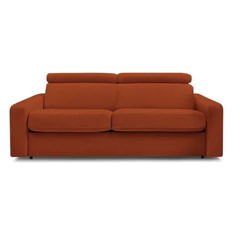 Rozkladacia pohovka v tehlovej farbe 195 cm Monaco – Bobochic Paris