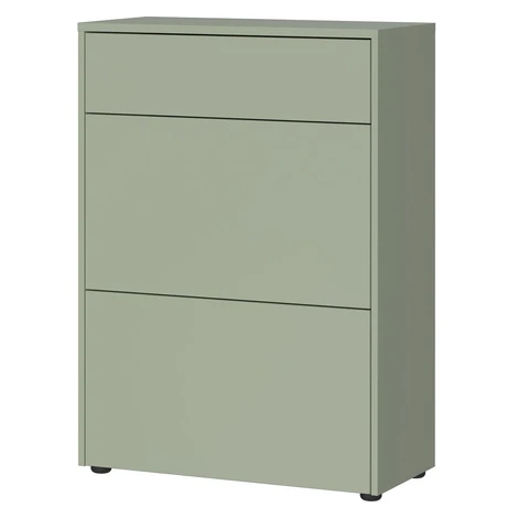 Sivozelená matná skrinka 70x99x34 cm Binetto – Germania