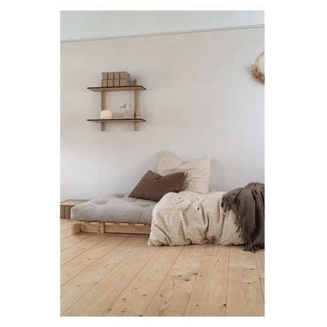 Rozkladacie kreslo s tmavomodrým poťahom Karup Design Roots Raw/Navy
