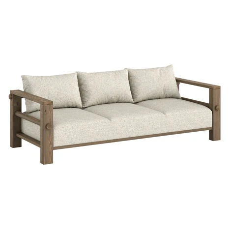Svetlosivá pohovka 225 cm Bare – Karup Karup Design
