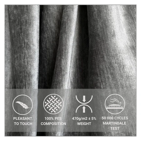 Sivá čalúnená dvojlôžková posteľ s úložným priestorom s roštom 140x200 cm Etero – Maison de Rêve