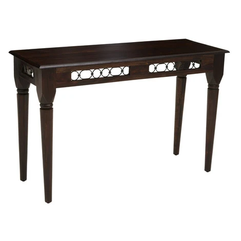 Konzolový stolík z masívu rosewood v tmavo prírodnej farbe 45x120 cm Srina – Premier Housewares