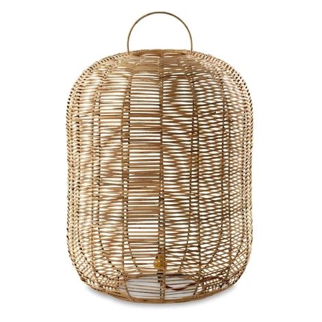 Stolová prútená lampa Nkuku Noko, výška 65 cm