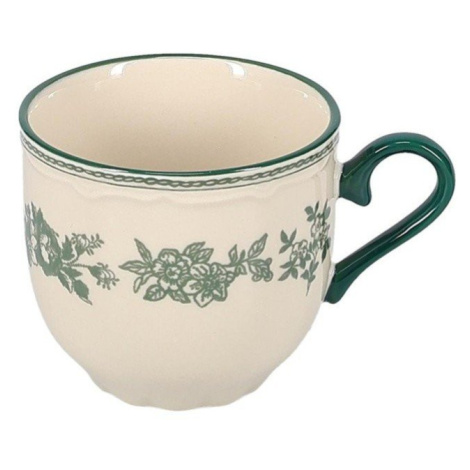 Zelená/slonovinová porcelánová šálka 215 ml Cyril – S|P Collection