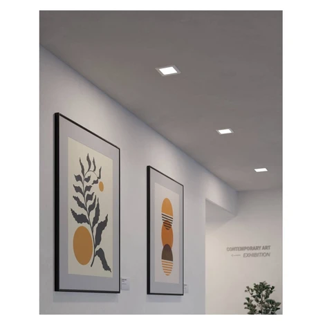 Biele LED podhľadové stropné svietidlo 12x12 cm FUEVA 5 – EGLO