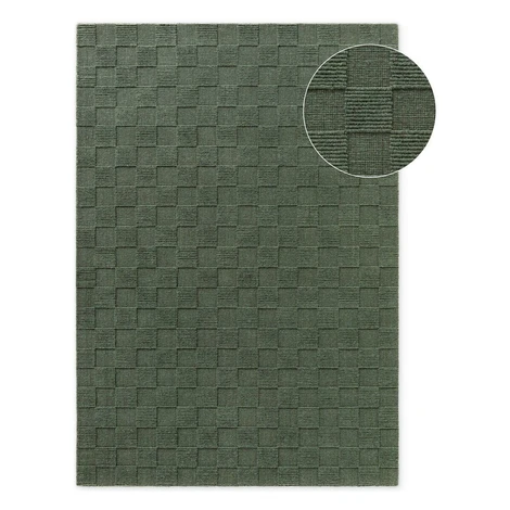 Tmavozelený ručne tkaný vlnený koberec 200x300 cm Scala – Villeroy&Boch Villeroy & Boch