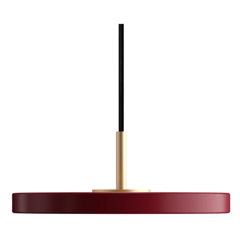 Červené LED závesné svietidlo s kovovým tienidlom ø 15 cm Asteria Micro – UMAGE