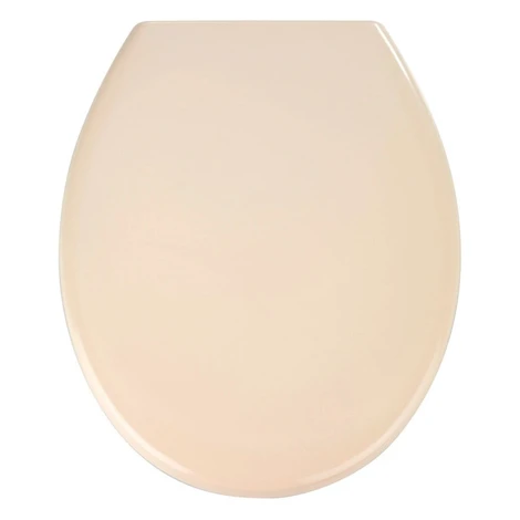 Svetloružové WC sedadlo s jednoduchým zatváraním Wenko Premium Ottana, 45,2 × 37,6 cm