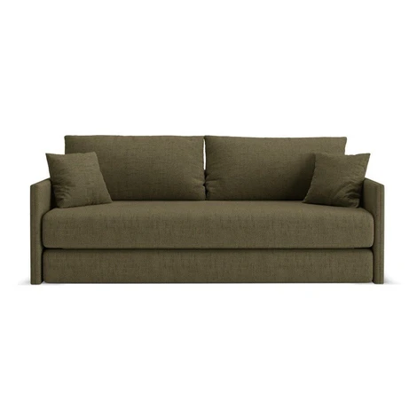 Zelená ženilková rozkladacia pohovka 209 cm Shannon – Cosmopolitan Design