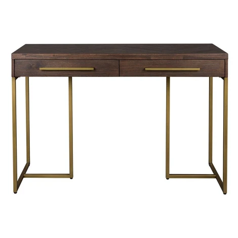 Konzolový stolík v dekore akácie v tmavo prírodnej farbe 45x120 cm Class – Dutchbone