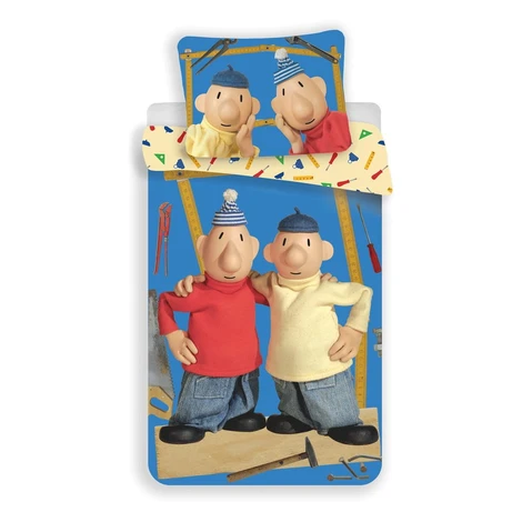Bavlnené detské obliečky na jednolôžko 140x200 cm Pat a Mat – Jerry Fabrics