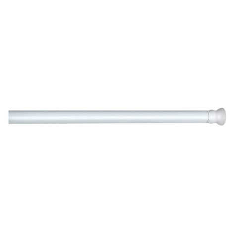 Biela teleskopická tyč na sprchový záves Wenko Shower Curtain Rod