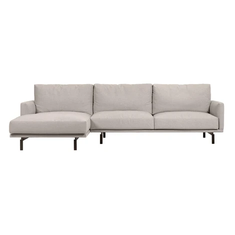 Béžová ženilková rohová pohovka (ľavý roh/s leňoškou) Galene – Kave Home