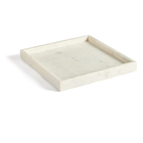 Mramorová dekoratívna tácka 35x35 cm Serela – Kave Home