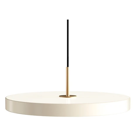 Krémovobiele závesné svietidlo UMAGE Asteria, ⌀ 43 cm
