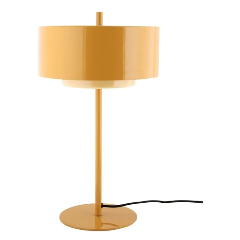 Okrovožltá kovová stolová lampa (výška  50 cm) Grato Anillo – Leitmotiv