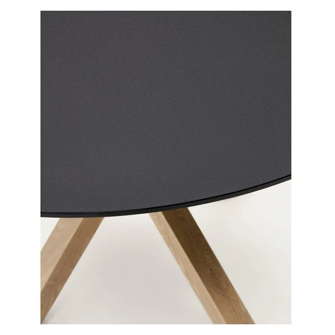Okrúhly jedálenský stôl so sklenenou doskou ø 120 cm Argo – Kave Home