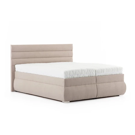 DREVONA03 Manželská posteľ 160 cm béžová DREVONA® LUNA 1, Soro 13