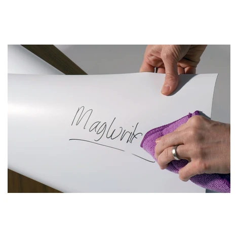 Popisovateľná magnetická fólia - matná biela XXL
