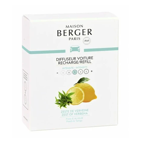 Maison Berger Paris Náhradná náplň do difuzéra do auta Zest of Verbena (Car Diffuser Recharge/Re