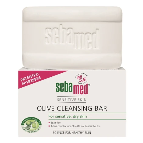 Sebamed Tuhé mydlo pre citlivú pokožku Syndet Sensitive Skin (Olive Cleansing Bar) 150 g
