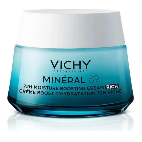 Vichy Hydra tačný pleťový krém s bohatou textúrou Minéral 89 (72H Moisture Boosting Cream Rich) 