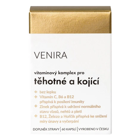 Venira Vitamínový komplex pre tehotné a dojčiace ženy 60 kapsúl