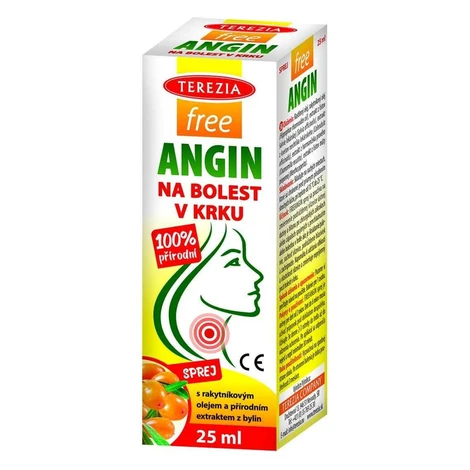 Terezia Company FreeANGIN sprej na bolesť v krku 25 ml