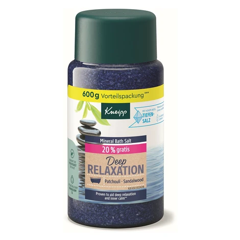 Kneipp Soľ do kúpeľa Hlboké uvoľnenie Mineral Bath Salt 600 g