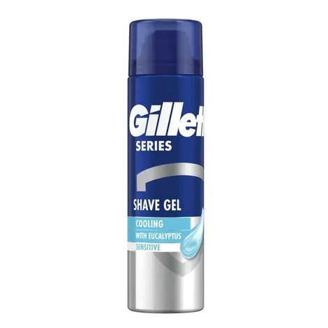 Gillette Chladivý gél na holenie Series Sensitive Eucalyptus (Cooling Shave Gel) 200 ml