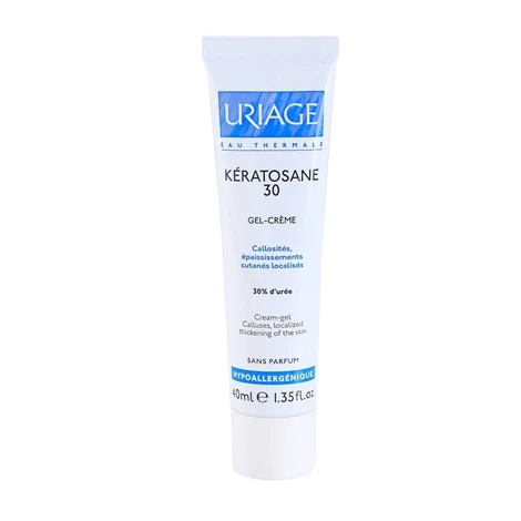 Uriage Zvláčňujúci gélový krém Kératosane 30 (Cream Gel) 75 ml