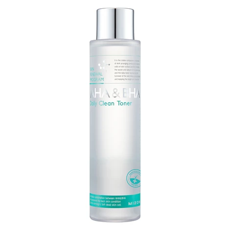 Mizon Exfoliačný toner s kyselinami a enzýmami AHA & BHA (Daily Clean Toner) 150 ml