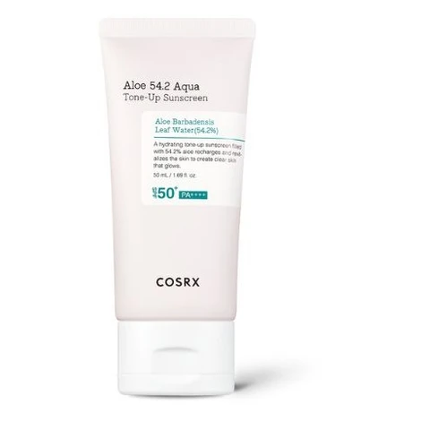 COSRX Opaľovací krém Aloe 54.2 Aqua SPF 50+ (Tone-Up Sunscreen) 50 ml