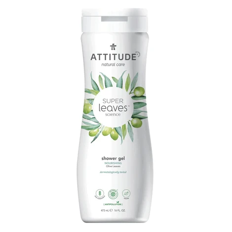 Attitude Prírodný sprchový gél Super Leaves Olive Leaves (Shower Gel) 473 ml