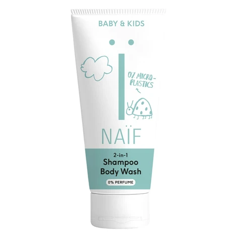 NAÏF Umývací gél a šampón 2v1 pre deti a bábätká (2v1 Shampoo and Body Wash) 200 ml