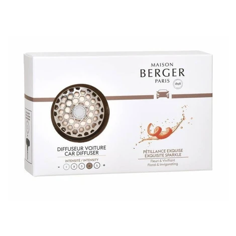 Maison Berger Paris Darčeková sada difuzér do auta chrome + náplň Exquisite Sparkle