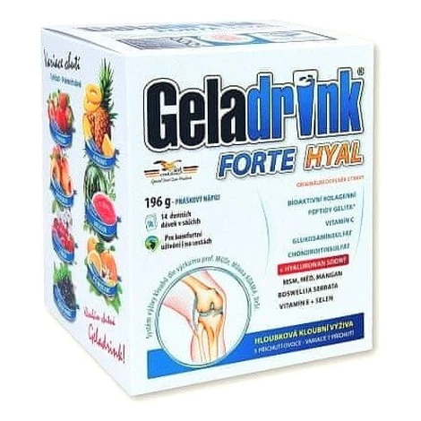 Geladrink Geladrink forte HYAL nápoj 7 príchuťou 14 x 14 g