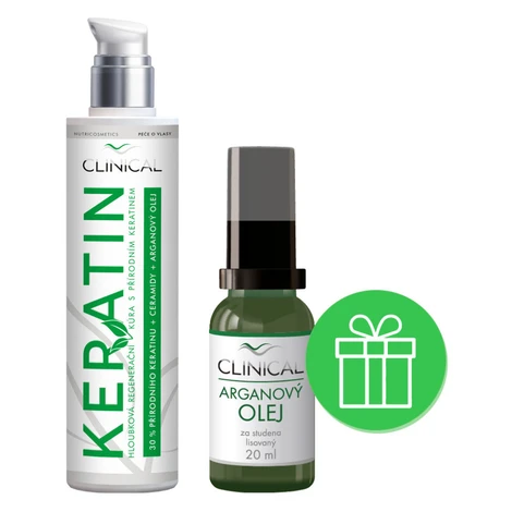 Clinical Keratín kúra 100 ml + Arganový olej 20 ml