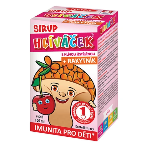 Terezia Company Hliváček - sirup s hlivou ustricovou a rakytníkom 100 ml Hruška