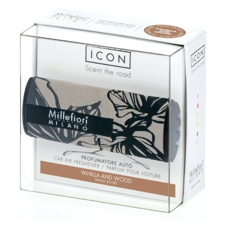 Millefiori Milano Vôňa do auta Icon Textil Floral Vanilla & Wood 47 g