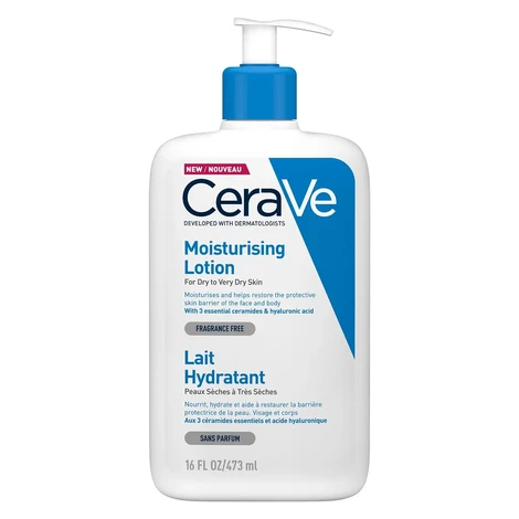 CeraVe Hydratačné mlieko pre suchú až veľmi suchú pokožku (Moisturising Lotion) 473 ml