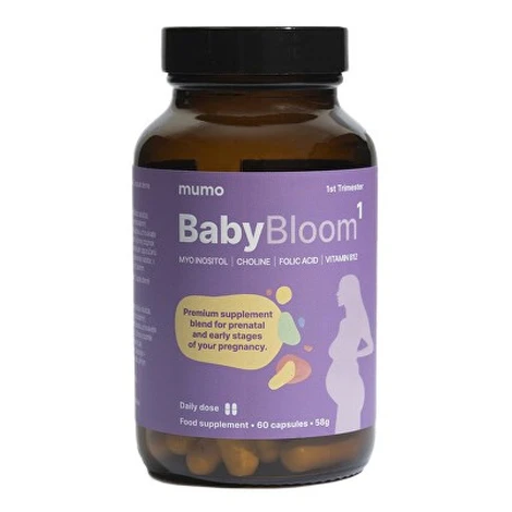 Mumo BabyBloom 1 - pre 1. trimester tehotenstva a jeho plánovanie 60 kapsúl